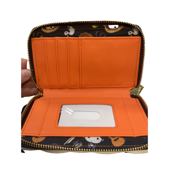 Loungefly Friends TV Series Orange Couch Sofa Zip Around Wallet New With Tags! - Picture 3 of 3